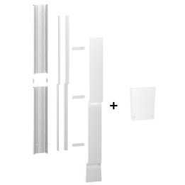 Schneider - Resi9 - kit goulotte 13M - 2 parties - corps - capot - cloisons - complet - R9HKT13+R9H13535