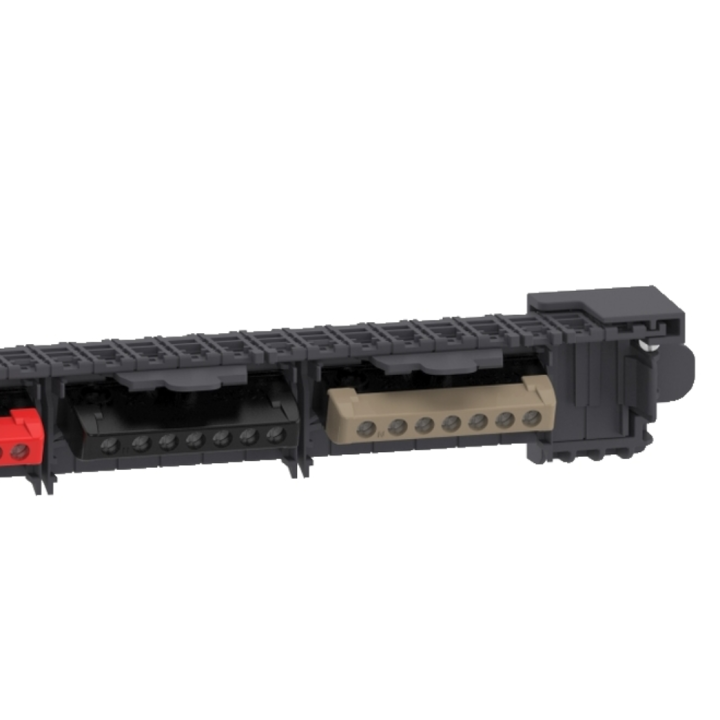 Schneider - Kit borniers 3Ph+N 24 modules - PrismaSeT S & XS - 125A - Réf : LVSXK724