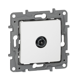 Legrand Niloé - Prise TV simple Blanc - Réf : 664751