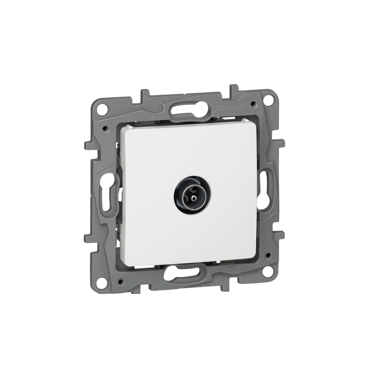 Legrand Niloé - Prise TV simple Blanc - Réf : 664751