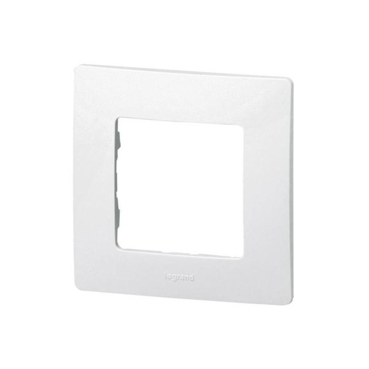 Legrand - Niloé - Plaque simple - 1 Poste - Blanc - Réf : 665001