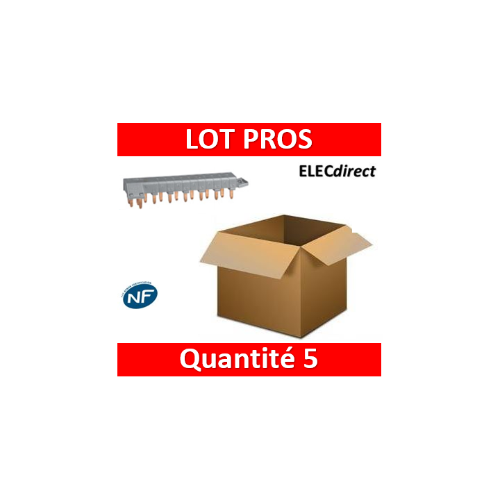 Legrand - Peigne HX3 optimisé tétrapolaire - 12 modules - 405201x5