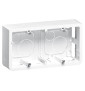Legrand Mosaic - Cadre saillie 2 postes - 2 x 2 modules - horizontal - 080285