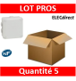 Legrand - Boîte de dérivation étanche IP55 - 105x105x55 - 092022x5