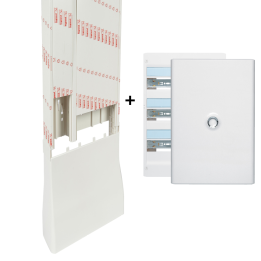 Legrand - Kit GTL 18M + tableau 54M + porte blanche - 030067+401223+401233