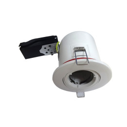 Vision EL - Support Spot Orientable - étanche à l'air - Blanc - D.100mm - BBC - Réf : 7719