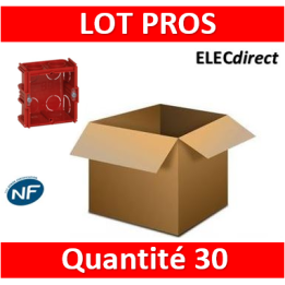 Legrand Batibox - Boîte à sceller monoposte prof. 40mm - 080141x30