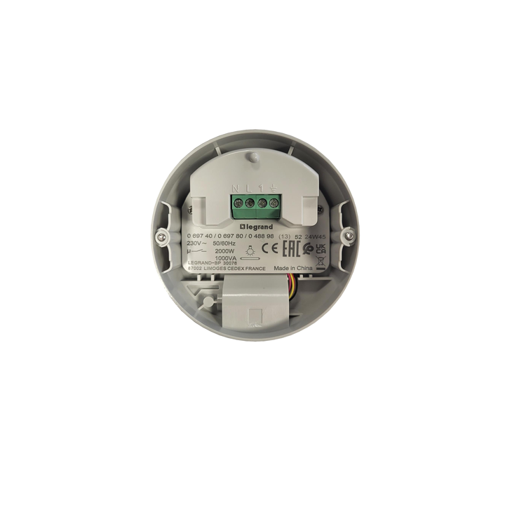 Legrand Plexo - Eco détecteur autonome 360° - IP55/IK04 - Réf. 069740