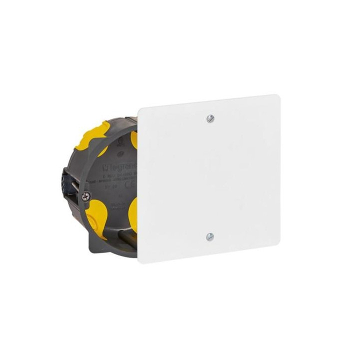 Legrand Batibox - Boîte de dérivation diam 85 - 1 poste BBC - Prof. 40 - avec couvercle - Réf : 080084L