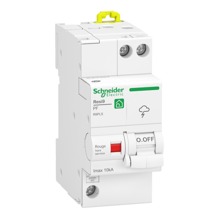 Schneider - XP Resi9 - Parafoudre Combi - 10kA - 1P+N - sans accessoires - Réf : R9PLS