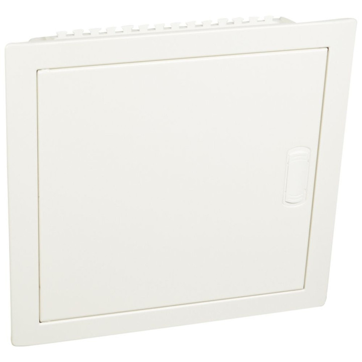 Legrand - Coffret encastré - porte métal extra plate - 1 rangée - 12+2 mod - 001531