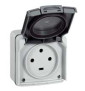 Legrand Plexo - Prise de courant 3P+T 20A - saillie - IP55/IK08 - Réf : 091656