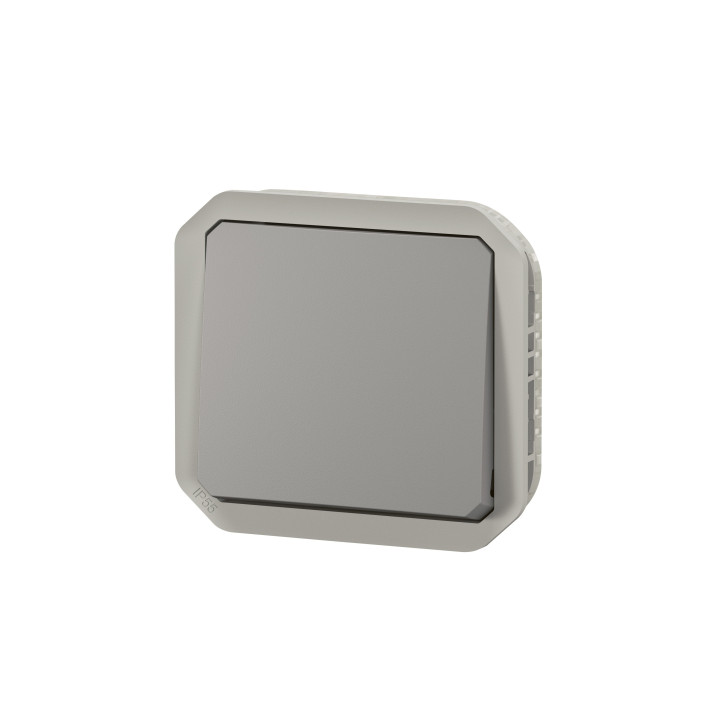 Legrand Plexo - LOT de 10 interrupteurs ou Va-et-Vient - composable - étanche 10A - 250V - IP55/IK08 - Réf : 069511Lx10