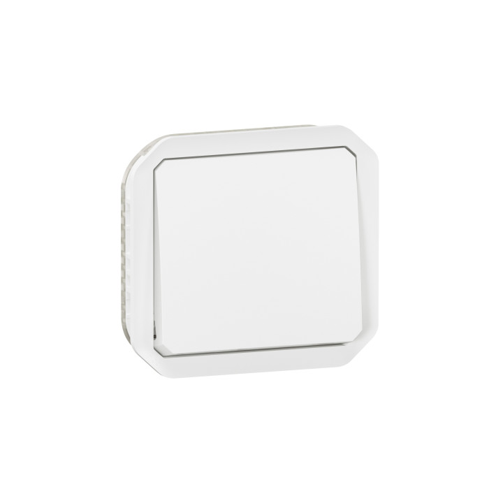 Legrand Plexo - LOT de 10 interrupteurs ou Va-et-Vient - 10A - 250V - composable - IP55/IK08 - Blanc - Réf : 069611Lx10
