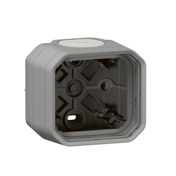 Legrand Plexo - LOT de 10 boîtiers saillie étanche composable - 1 poste - gris - Réf : 069651Lx10