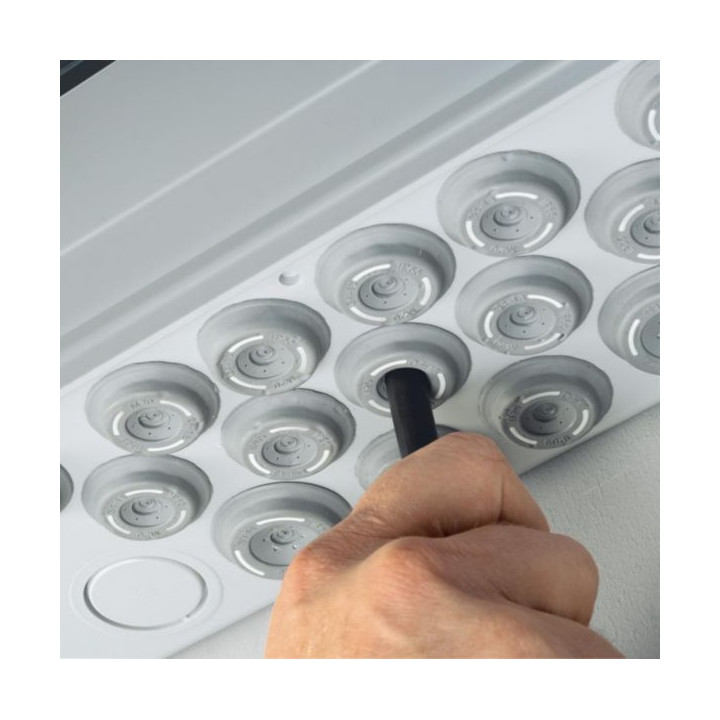 Legrand - Plexo - Coffret étanche 12 modules - 1 rangées - IP65/IK09 - Réf : 001921