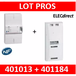 Legrand - Disjoncteur de branchement ERDF - 4P 30/60A 500 MA Sélectif + platine tri - 401013+401184