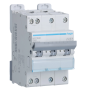 HAGER - Disjoncteur 3P+N 6-10kA courbe D - 40A - 1 module - Réf : NGT840