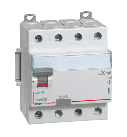 Legrand - Inter diff DX3 - ID 4P 25A - 30mA - type AC - Réf : 411660