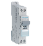 HAGER - Disjoncteur - 1P+N - 2A - VIS/VIS - Courbe C - 6KA - Réf : MJT702