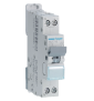 HAGER - Disjoncteur - 1P+N - 10A - VIS/VIS - Courbe C - 6KA - Réf : MJT710