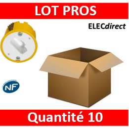 Legrand Batibox - Boîte luminaires pour applique - Prof. 40 - 089304x10