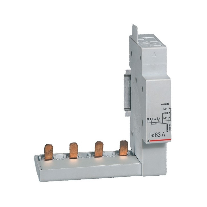 LEGRAND - Interrupteur différentiel DX3-ID 4P 40A - 30mA - A + module 4P - 411675+406301+405201