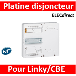 Legrand - Platine disjoncteur branchement et/ou compteur Linky/CBE - DRIVIA 13M et 18M - 401182
