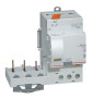 Legrand - Bloc diff adapt DX³-vis-3P-400 V-40 A-type AC-30 mA-disj 1 mod/pôle - Réf : 410471