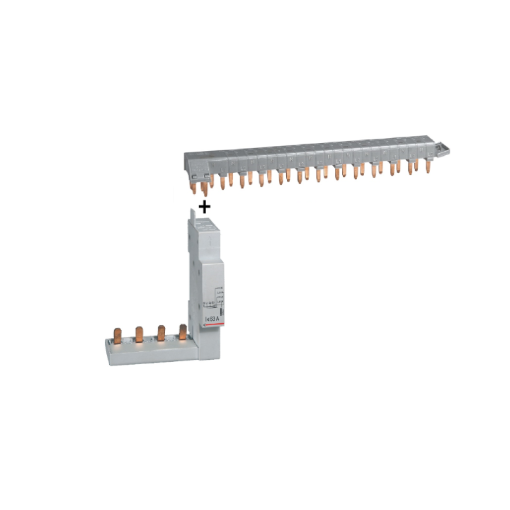 Legrand - Module de raccordement par peigne produit tête de groupe 4P + Peigne HX3 - 406301+405201