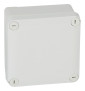 Legrand - Boîte de dérivation carrée faces lisses pour presse-étoupe Plexo 105x105x55mm - gris RAL7035 - Réf : 092020