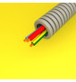 Preflex - Gaine électrique ICTA préfilée - diamètre 16 mm - 3G1,5 mm² - B/R/VJ - rouleau 100 m - Réf : PFG16E31501