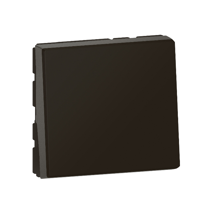 Legrand - Mosaic Easy LED - Interrupteur ou va-et-vient - 10AX - 250V~ - Noir Mat - 2 modules - Réf : 079111L