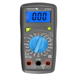 Hogert - Multimètre numérique universel - Cat 3 - 600V - Réf : HT1E602