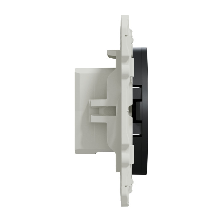 Schneider - Odace - Prise TV simple - Antenne - À vis - Anthracite - Réf : S540445