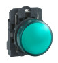 Schneider - Harmony voyant rond Ø22 - IP66 - vert - LED intégrée - 24V - Réf : XB5AVB3