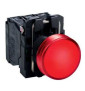 Schneider - Harmony voyant rond Ø22 - IP66 - rouge - LED intégrée - 24V - Réf : XB5AVB4