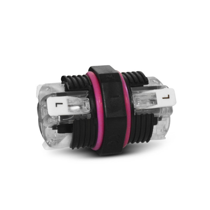 Miidex - Connecteur Étanche automatique - 3 fils - Monobloc - IP68 - 250V - 16A - Noir - Réf : 72130