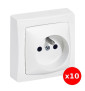 Legrand Oteo - Prise de courant 2P+T 16A - 230V -Réf : 086027x10
