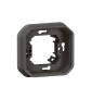 Legrand - Plexo - Support plaque étanche - Encastré - 1 poste - Anthracite - Réf : 069606L