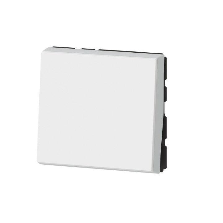 Legrand - Mosaic - Bouton Poussoir Easy-Led 6A 250V 2 modules - blanc - Réf : 278040L