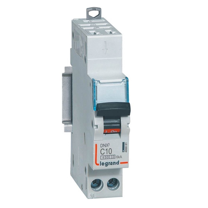 LEGRAND - DISJONCTEUR DNX3 PH/N - 10A - AUTO/VIS - Réf : 406881