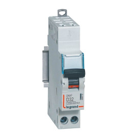 LEGRAND - Disjoncteur DNX3 PH+N - Courbe D 32A - AUTO/VIS - Réf : 406812