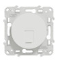 Schneider Odace - Prise RJ45 Grade 3 (multimédia +) Cat.6A STP (longue distance) - Blanc - Réf : S520477