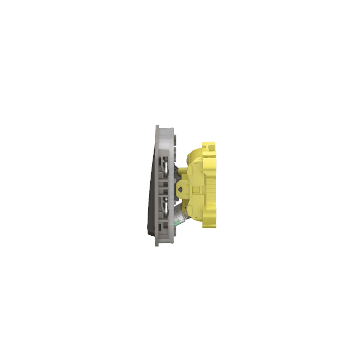 Legrand - Plexo - Interrupteur ou Va-et-Vient - composable - anthracite - 10A - 250V - IP55/IK08 - Réf : 069801L