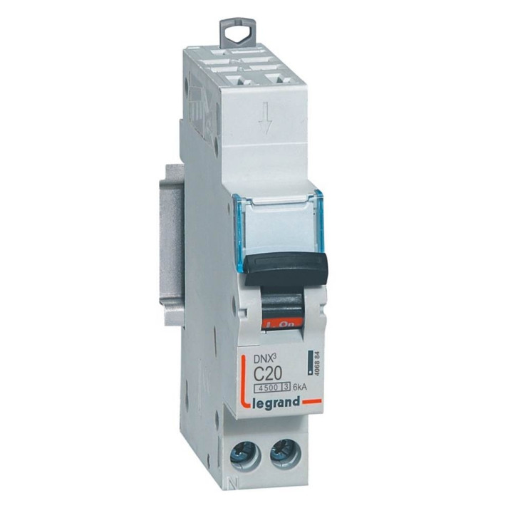LEGRAND - DISJONCTEUR DNX3 PH/N - 20A - AUTO/VIS - Réf : 406884