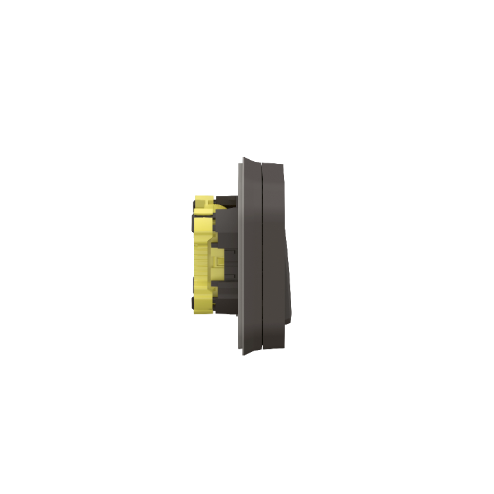 Legrand - Plexo - Interrupteur ou Va-et-Vient - encastré - anthracite - 10A - 250V - IP55/IK08 - Réf : 069881L
