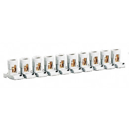 Legrand - Barrette de 10 bornes séparables 2 x 10 mm2 - Réf : 034001