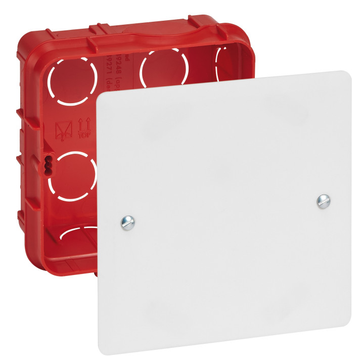 Legrand Batibox - Boîte à sceller complète pour dérivation 85x85x40 mm - Réf : 089271