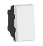 Legrand - Bouton Poussoir Mosaic Easy-Led 6A 250V - 1 module blanc - EU - Réf : 278030L